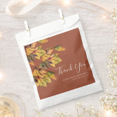 Sachets En Papier Rustique Brown Autumn Foliage Mariage de automne