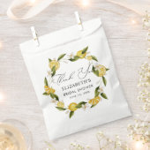 Sachets En Papier Sa Fête des mariées principale au citron de Squeez (Coupé)