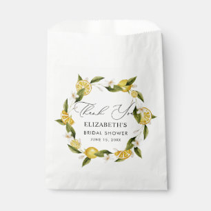 Sachets En Papier Sa Fête des mariées principale au citron de Squeez