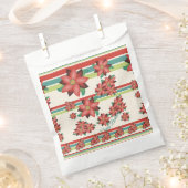 Sachets En Papier Sac à biscuits en papier fleuri (Coupé)