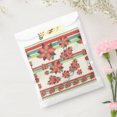 Sachets En Papier Sac à biscuits en papier fleuri (Scellé)