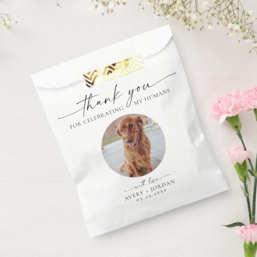 Sachets En Papier Sac à chien Merci traitement chien | MERCI MARIAGE (Scellé)