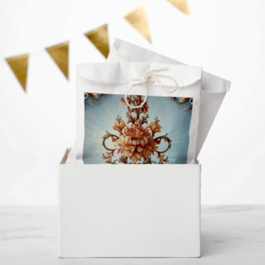 Sachets En Papier Sac à Faveur Rose Baroque