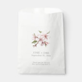 Sachets En Papier Sac à fleurs de cerisier rose (Devant)