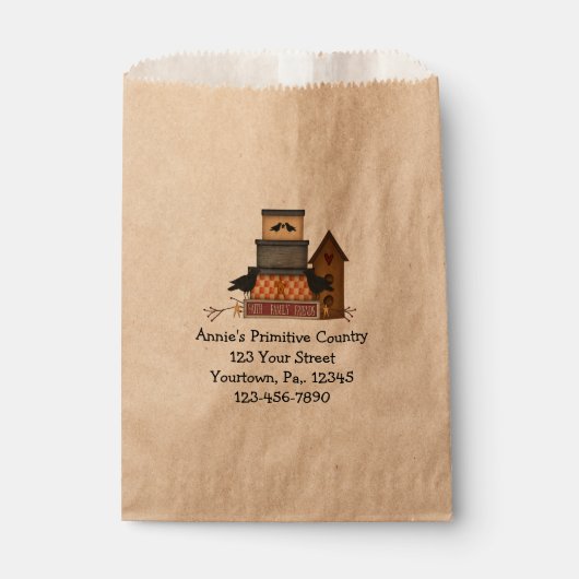 Sachets En Papier Sac à produits de la famille et des amis de la foi (Devant)