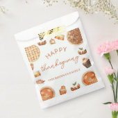 Sachets En Papier Sac à tarte Citrouille d'automne de Thanksgiving F (Scellé)