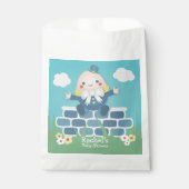 Sachets En Papier Sac bleu mignon Baby shower vide Favoriser (Devant)