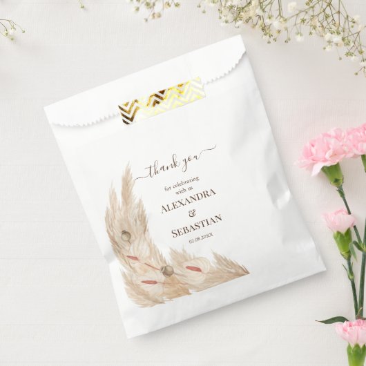 Sachets En Papier Sac cadeau de mariage Merci d'être venu (Scellé)