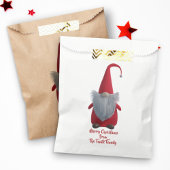 Sachets En Papier Sac cadeau de Noël joyeux Gnome Mignon