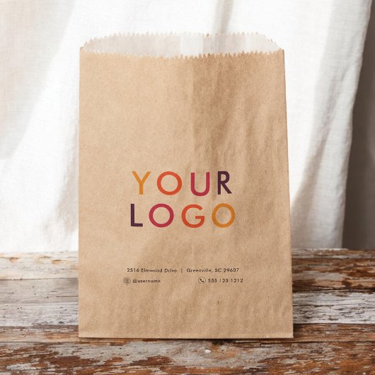 Sachets En Papier Sac Cadeau Logo Entreprise