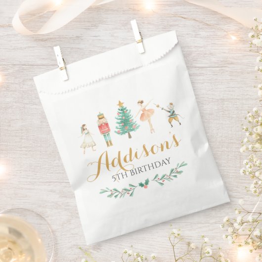 Sachets En Papier Sac cadeau Nutcracker (Coupé)