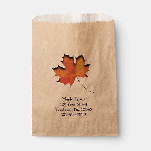 Sachets En Papier Sac d'affaires Maple Leaf (Devant)