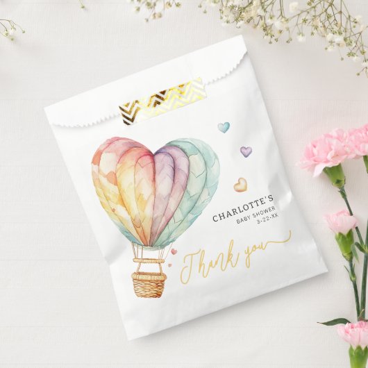 Sachets En Papier Sac de bébé favori à air chaud Sweetheart (Scellé)