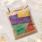 Sachets En Papier sac de faveur avec design abstrait (Coupé)