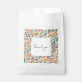 Sachets En Papier Sac de faveur coloré (Devant)