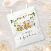 Sachets En Papier Sac de faveur de Baby Shower Animaux de Safari (Coupé)