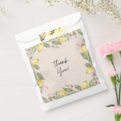 Sachets En Papier Sac de faveur de citron rose (Scellé)