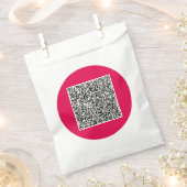 Sachets En Papier Sac de faveur de code QR personnalisé (Coupé)