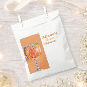 Sachets En Papier Sac de faveur de douche de mariage floral Aperol S
