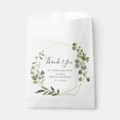 Sachets En Papier Sac de faveur de douche de mariée de verdure botan (Devant)