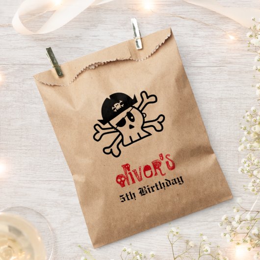 Sachets En Papier Sac de faveur de fête d'anniversaire de garçon squ (Coupé)