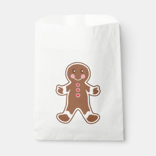 Sachets En Papier Sac de faveur de garçon de pain d'épice