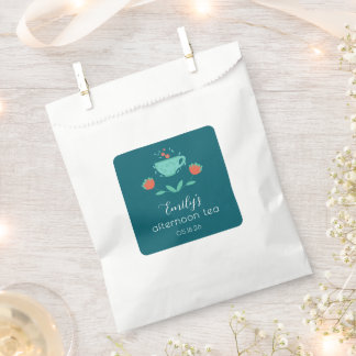 Sachets En Papier Sac de faveur de la fête du thé de l'après-midi mo