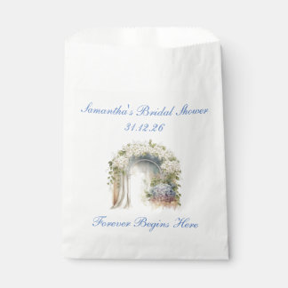 Sachets En Papier Sac de faveur de mariage floral rêveur