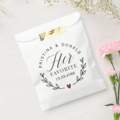Sachets En Papier Sac de Faveur de Mariage Son Préféré (Scellé)