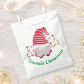 Sachets En Papier Sac de faveur de Noël Gnomie (Coupé)