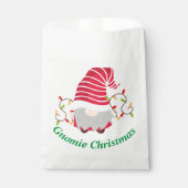 Sachets En Papier Sac de faveur de Noël Gnomie (Devant)