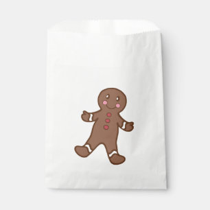 Sachets En Papier Sac de faveur de pain d'épice de Noël