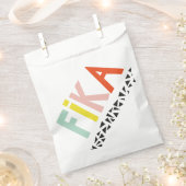 Sachets En Papier Sac de faveur noir Fika Colors (Coupé)