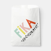 Sachets En Papier Sac de faveur noir Fika Colors (Devant)