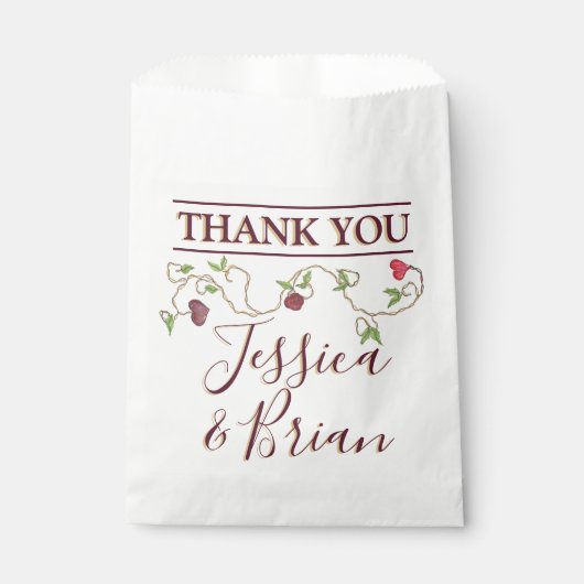 Sachets En Papier Sac de faveurs gothiques (Devant)