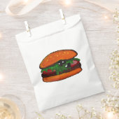 Sachets En Papier Sac de fête de burger (Coupé)