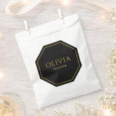 Sachets En Papier Sac de fête personnalisé avec nom et rôle (Coupé)