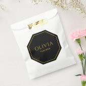 Sachets En Papier Sac de fête personnalisé avec nom et rôle (Scellé)