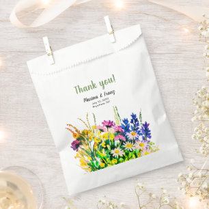 Sachets En Papier Sac de fleurs sauvages d'été