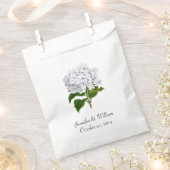 Sachets En Papier Sac de mariage blanc Hydrangea Favor (Coupé)