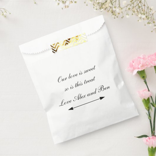 Sachets En Papier Sac de mariage préféré (Scellé)