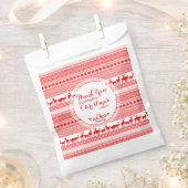 Sachets En Papier Sac de Merci de NOËL personnalisé (Coupé)