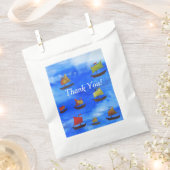 Sachets En Papier Sac de préférence blanc personnalisé (Coupé)