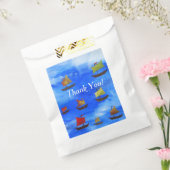 Sachets En Papier Sac de préférence blanc personnalisé (Scellé)