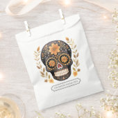 Sachets En Papier Sac de préférence crâne sucre (Coupé)