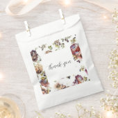 Sachets En Papier sac de préférence design floral (Coupé)
