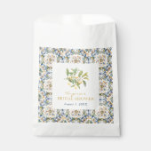 Sachets En Papier Sac de préférence Fête des mariées citron (Devant)