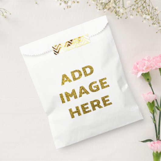 Sachets En Papier Sac de préférence personnalisé (Scellé)