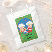 Sachets En Papier Sac de préférence personnalisé de Noël (Coupé)