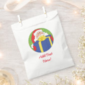 Sachets En Papier Sac de préférence personnalisé de Noël (Coupé)